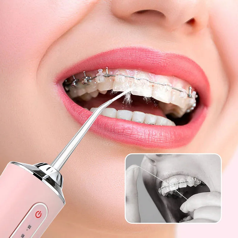 Powerful Water Oral Irrigation Irrigator Jet Ultrasound Air Ipx7 Waterproof Mouthwash Machines Dental Floss Flosser Irigator