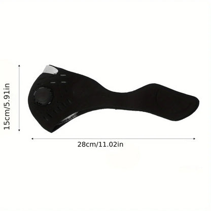 1PC Face Mask With Detachable Filter,Breathable Woven Fabric, Suitable For Cycling, Running, Walking, And Outdoor Activities