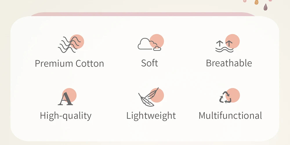 Bilayer Baby Wrap Blanket Newborn Baby Swaddle Tie Anti Startle Jump Blanket Summer Thin Cotton Soft Diaper Changing Blanket