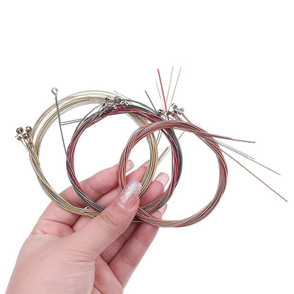 6Pcs/Set High-Quality Acoustic Guitar Strings - Replacement Guitar Strings, Premium Guitar Accessories