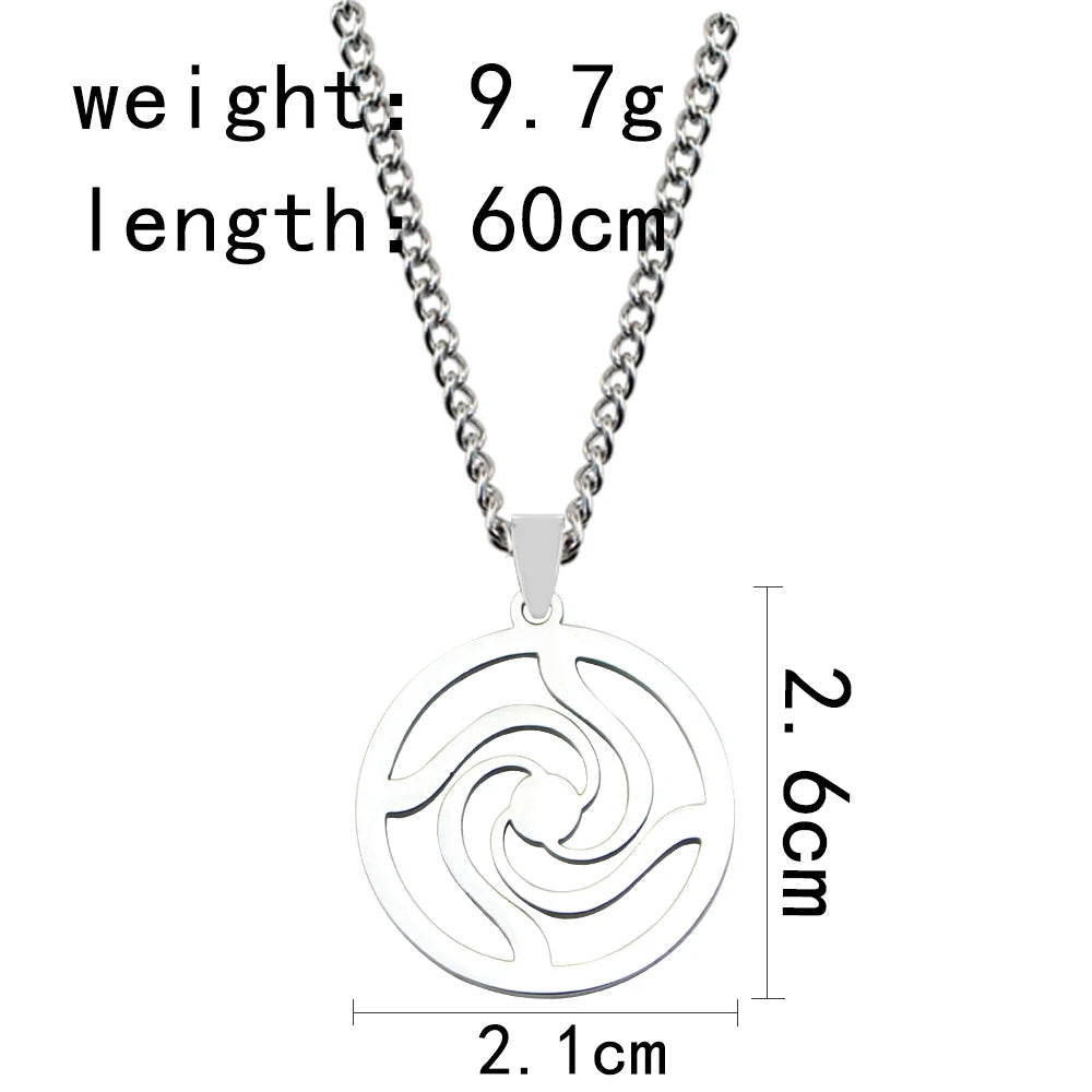 Anime Jujutsu Kaisen Fushiguro Toji Sword Necklace Spear Of Tianri Knife Pendant Cosplay Necklaces For Unisex Choker Jewelry