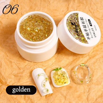 3D Nail Gel, Non-Sticky Hard Long-Lasting Overlay, Creates 3D Bow Geometric Letter Shapes, Salon Quality, Soluble Residue-Free A