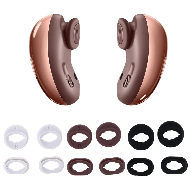 Earphone Silicone Case For Samsung Galaxy Buds Live R180 Ear Pads Cushion Bluetooth In-Ear Ear Caps Covers Earbuds Eartips