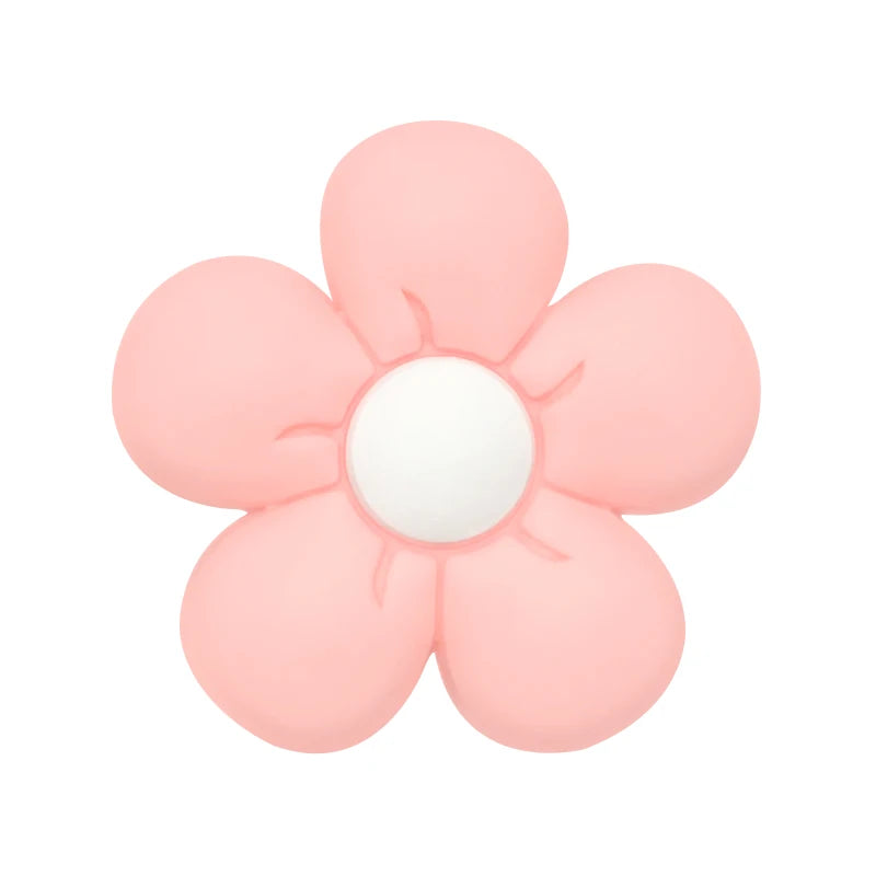 1/3/10pcs Silicone Flower Pacifier Clips Food Grade Teethers For Baby DIY Baby Soother Nursing Pacifier Chain Accessories