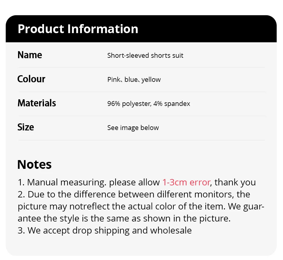 2-piece children's summer cute cartoon printed short sleeved shorts set for boys and girls casual and comfortable T-shirt shorts