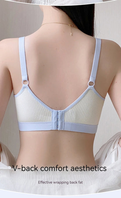 Women's Seamless  Breathable Nursing  Bra For All Seasons  Push-up  Pure Cotton  No Underwire  Maternity Sleepwear