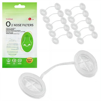 Disposable Nose Filters Invisible Nasal Plugs Dust Allergy Smog Control Outdoor Daily Use Nose Plug