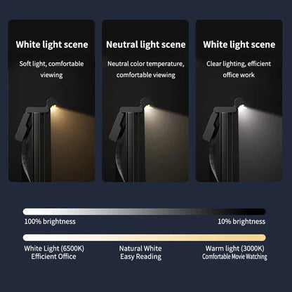 RGB Monitor Light Bar Strip Eye Care Dimmable Table Lamp for Work Game Learning Reading - Atmosphere Lighting