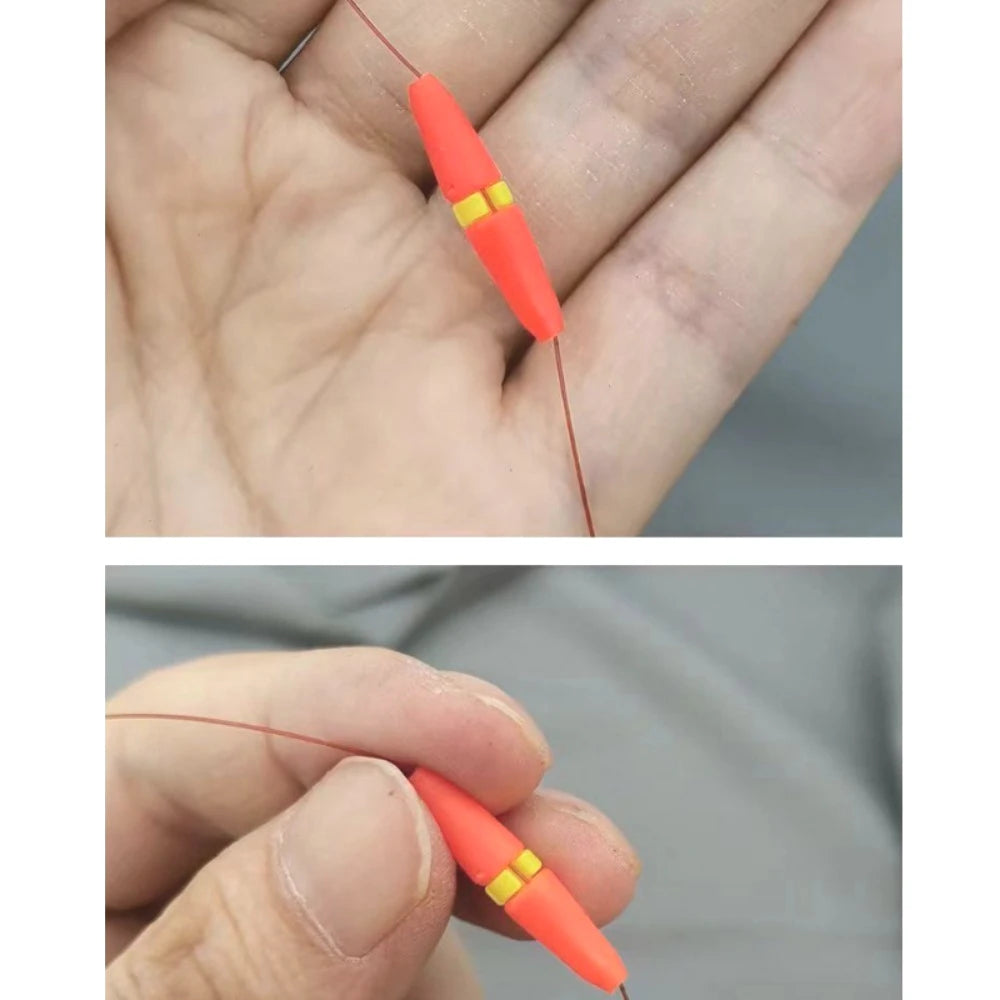 Ackibbik 40pcs/box  Fishing Float Stoppers Rod Bobber Float Stoppers Fishing Tackle Fishing Float Stoppers Tool Accessories