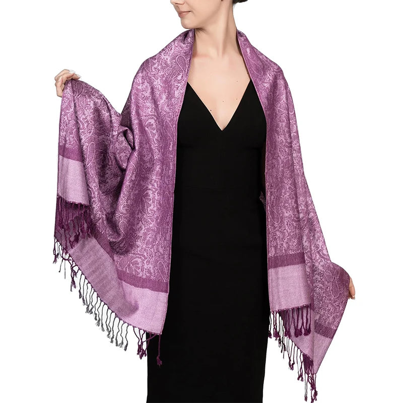 New fashionable all-match imitation cashmere Pashmina paisley tassel scarf long scarf shawl for all seasons
