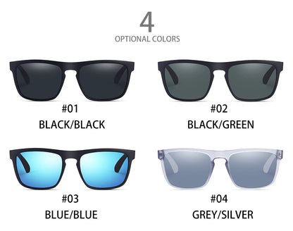 Fashion Square Vintage Polarized Sunglasses Men Women Retro Driving Fishing  Sun Glasses UV400 Eyewear
