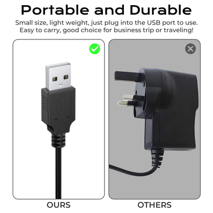 5V 1A Charging Cable For Remington Shaver HC5870 HC4250 PF7500 PF7600 PG6250 PG6255 PG6170 PG6171 XF8550 XF8700 XR1400 XR1430