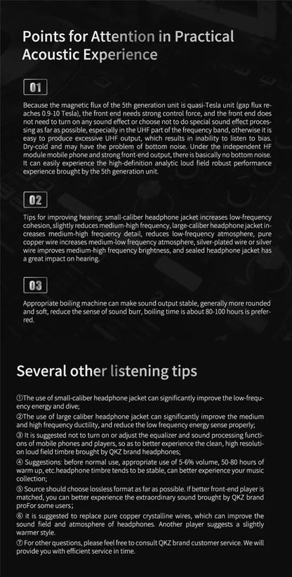QKZ CK5 FiLe Wired Earphone with Microphone HiFi Music Earphone Professional Gaming And Sports Noise Cancelling Headphones