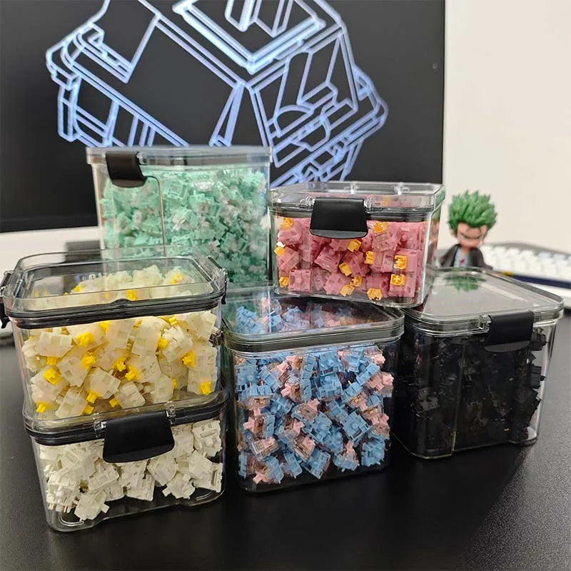Switch Storage Box Keycap Storage Case for Mechanical Keyboard Switch Magnetic Switch Outemu Cherry TTC Gateron Kalih Box