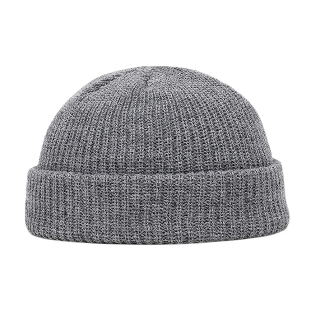 Winter Warm Beanies Casual Short Thread Hip Hop Hat Adult Men  Female Wool Knitted Skull Cap Elastic  Unisex