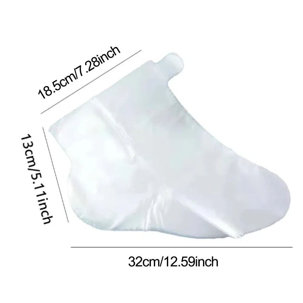 Wholesale 100 Pcs Waterproof Plastic Transparent Foot Film - One-time Foot Moisturizing Care Foot Film - Waterproof Shoe Cover