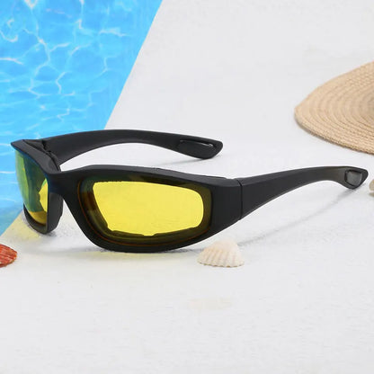 Outdoor Cycling Glasses, Eye Protection, Skiing Glasses, Cs Tactical Sunglasses, Sports Sponge Sunglasses Effectively Block 1pc