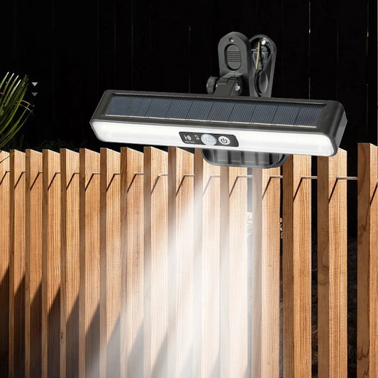 New Clip On Solar Motion Lights Outdoor Waterproof,Solar Fence Lights Outside with 36 LED Portable Solar Powered Security Light