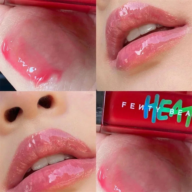 Fashionable and Fresh Fenty Beauty Lip Gloss Multi-color Shiny Transparent Liquid Lipstick Beginner Essential Lipstick Cosmetics