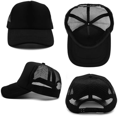 Customized Printed Logo Unisex Cap Casual Plain  Baseball Cap Adjustable Snapback Hats Hip Hop Trucker Cap