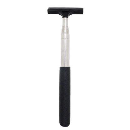 Car Rearview Mirror Wiper Cleaning Tool Auto Glass Mist Cleaner Scraper Car Accessories Handle Telescopic Window Cleaning Brush
