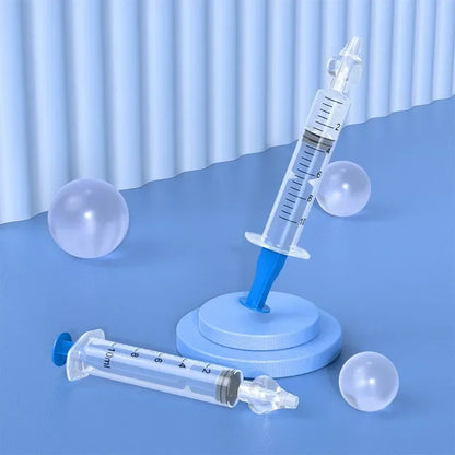 10ml Baby Nose Cleaner with Silicone Nasal Suction Tips Syringe Nasal Irrigator Portable Needle Tube Nasal Washer for Infants