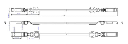 10G SFP+ Direct Attach Passive Copper Cables DAC Cable Direct Attach Passive Cable 0.5-10M for  varous Switch Fiber Optic