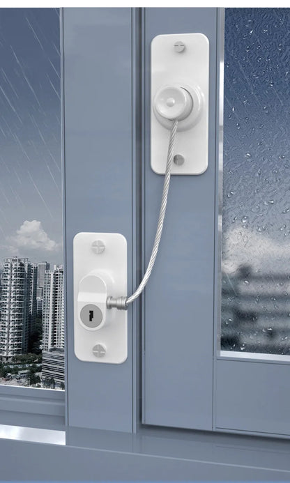 Children Safety Windows Lock Multi-Functional Anti-Fall Limit Rotatable Cabinet Refrigerator Locks Home Baby Security Protection
