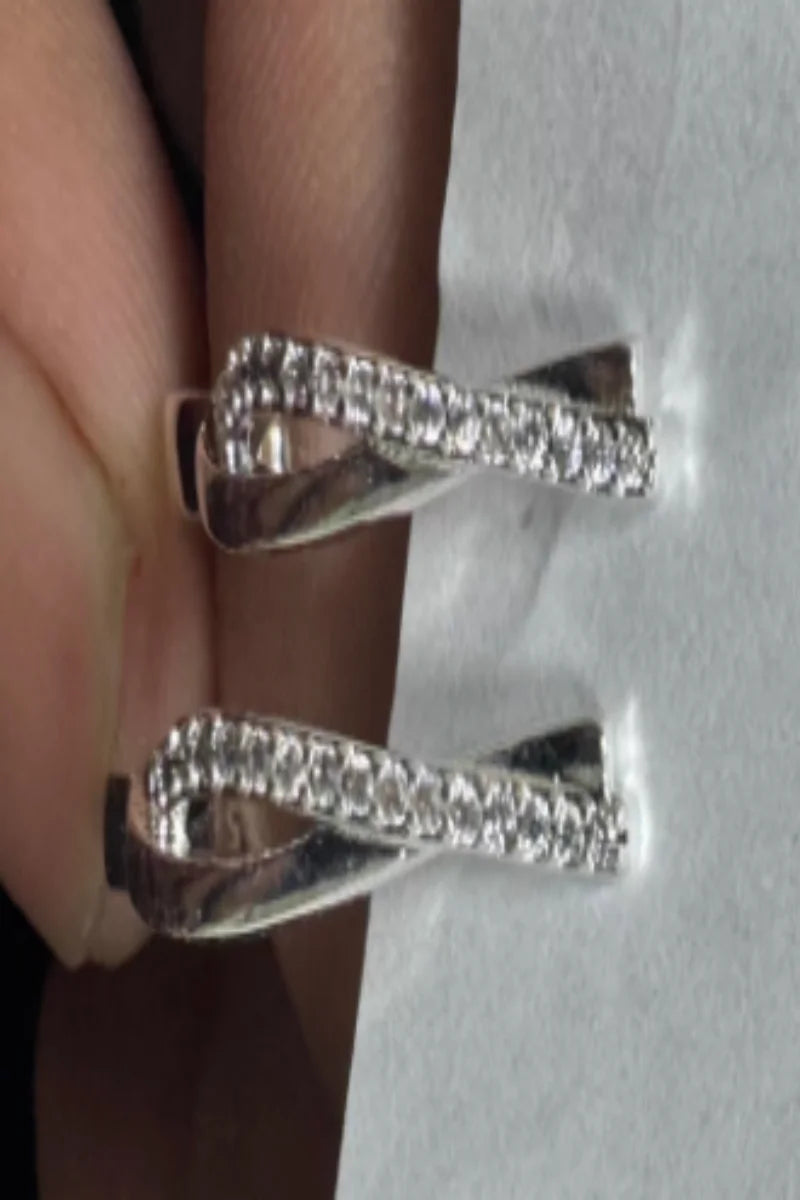 Star Twisted Line Earrings Jewelry Versatile Hoop Earrings For Women Jewelry Fine Birthday Party Gifts