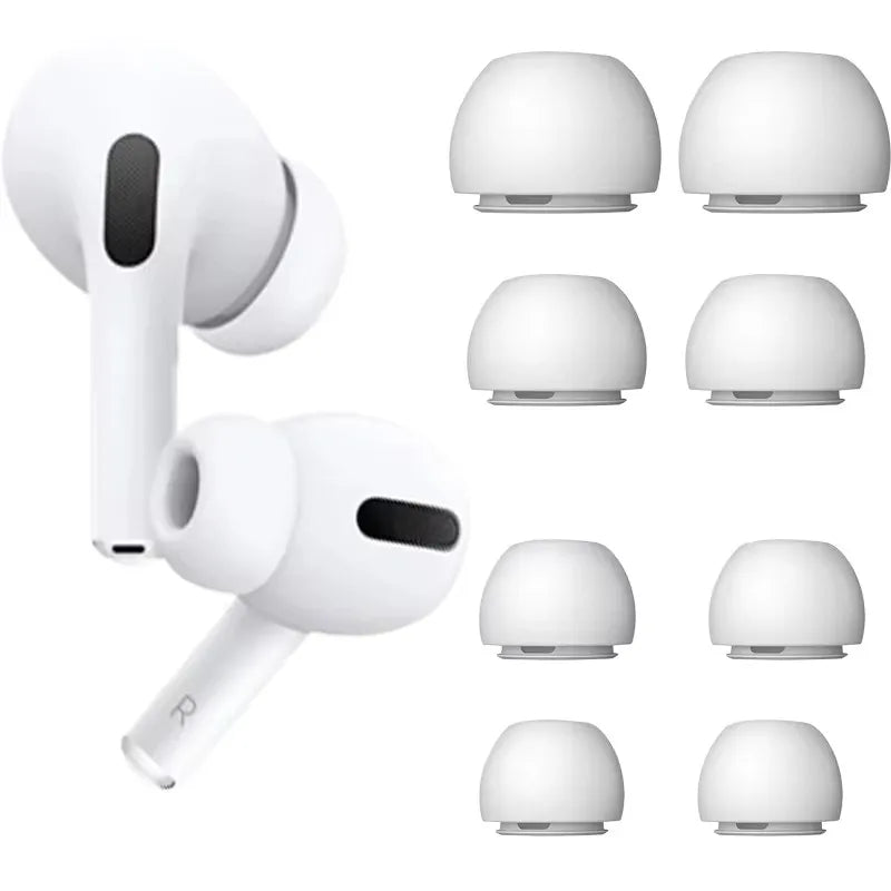 Rain Eartips For Airpods Pro 1/2 Ear Pads Silicone Case Pressure Relief Hole Ear Caps Cushion Eartips Buds Earphone Air Pods Pro
