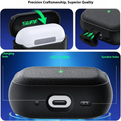 Luxury Soft TPU Earphone Case for Airpods Pro 3 2 2nd 2025 Generation Air Pods 4 1 3rd Pro3 Pro2 Gen Headphone Cover with Strap
