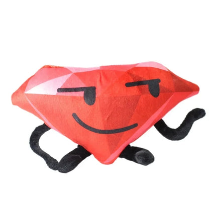 New Arrival BFDI Battle For Dream Island Plush Toy 70 Stuffed Doll Soft Animal X Number Blintz Block Marker Stapler French Fries