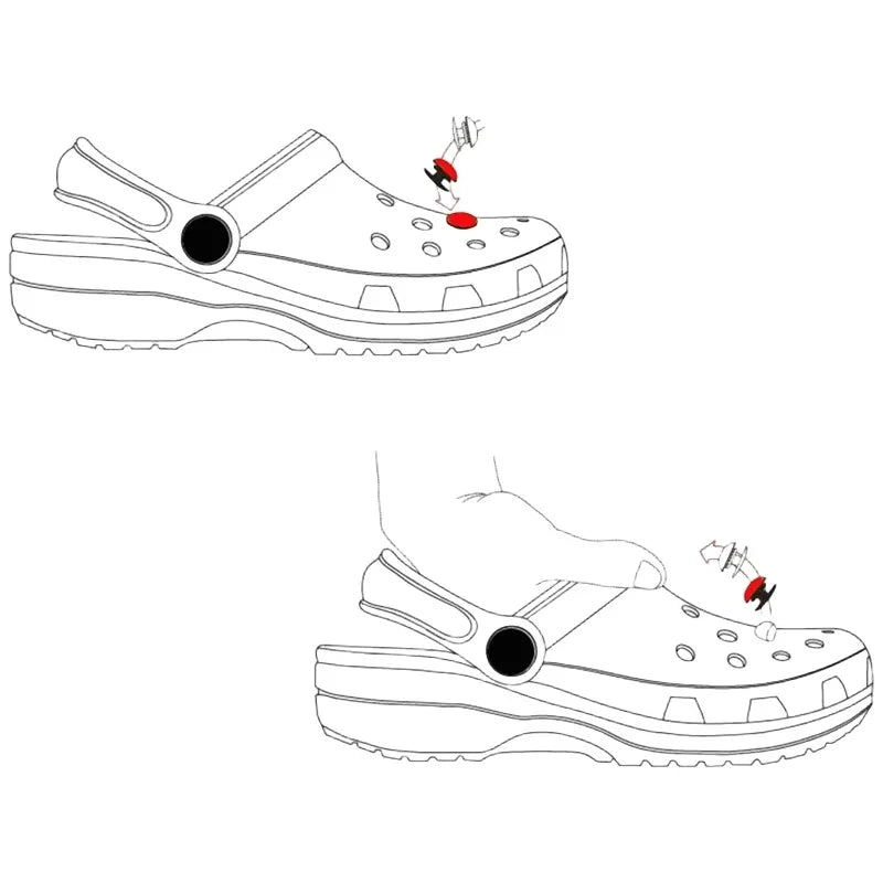 10/21Pcs Miniso Kawaii Anime Crayon Shin-Chan Shoes Buckle Accessories For Clogs Cartoon Shoes Charms For Party Xmas Gifts