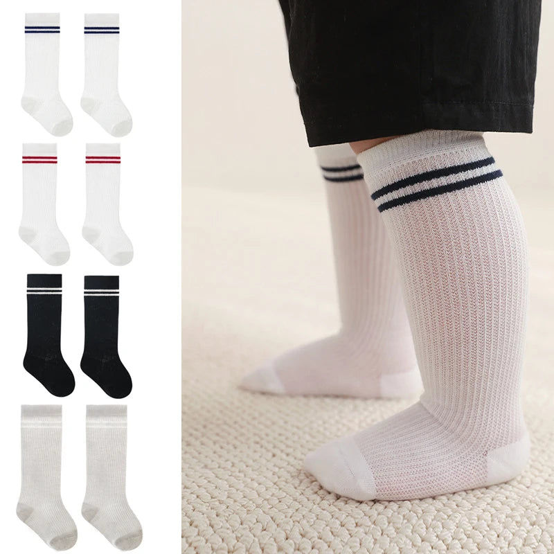 Long Tube Baby Socks Summer Breathable Children'S Socks Soft Cotton Stockings For Baby Socks For Babies