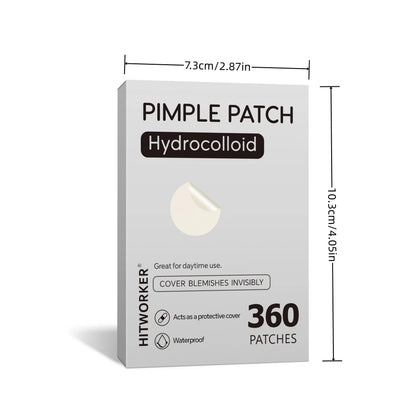 360pcs Face Acne Patch Invisible Skin Care Pimple Acne Patches Anti-inflammatory Healing Absorbing Spot Sticker Covering Acne