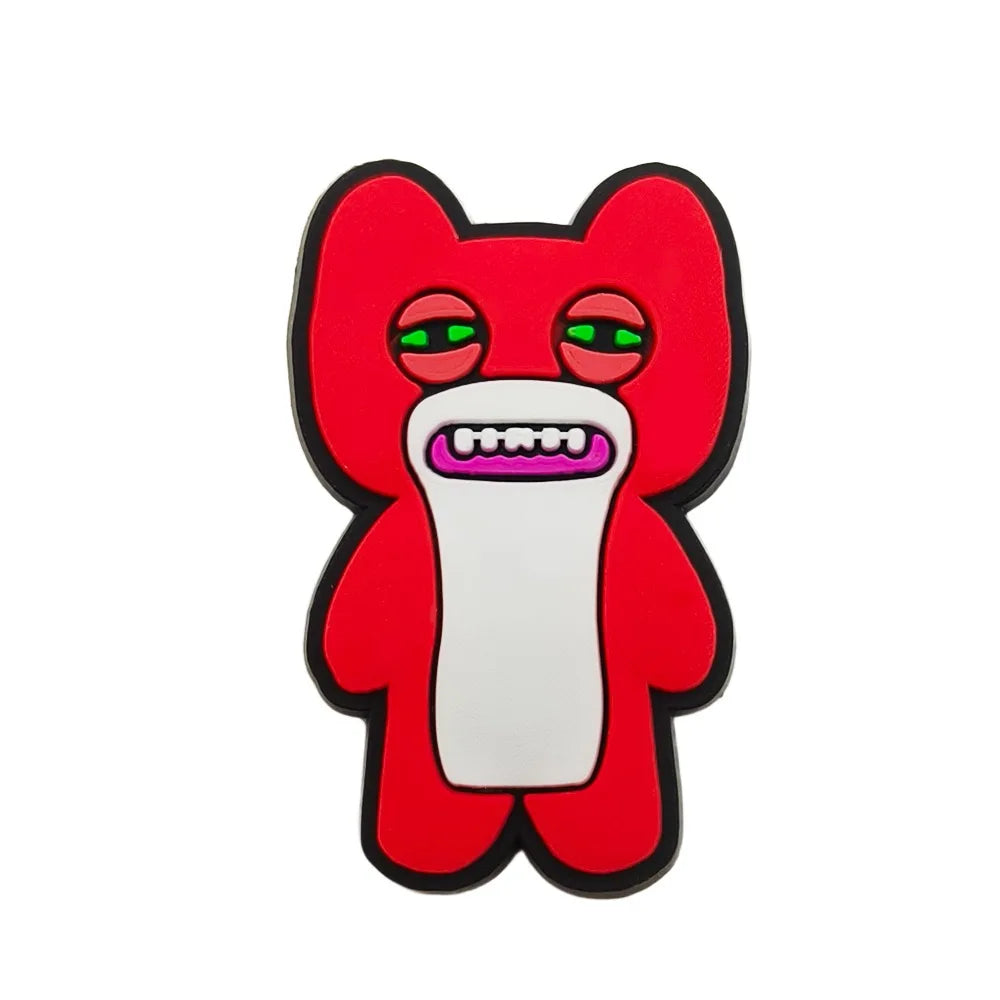 12Pcs Fuggler Monster Shoes Charms Cartoon Clog Sandal Garden Shoe Decoration Accessorie Shoe Buckles Kids Party Gifts