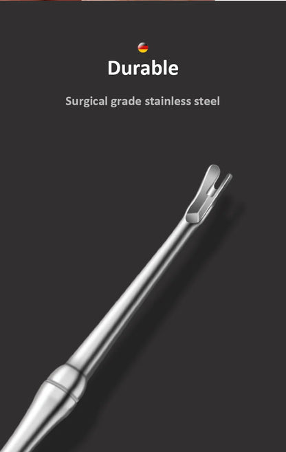 High Quality Cuticle Remover Dead Skin Pusher Surgical Grade Stainless Steel Nail Art Manicure Tool Scraper Nail Cleaner Trimmer