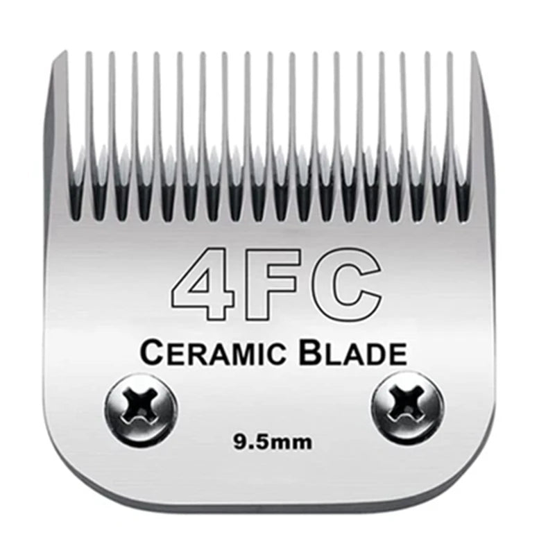Detachable Pet Dog Cat Grooming Clipper Ceramic Blade Compatible with Most Andis，Oster A5，Wahl KM10 Series Animals Clippers