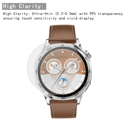 5Pcs 10Pcs Smart Watch Hydrogel Film For Universal Round Watch Diameter 33 34 35 36 37 38 39 40 41 42 43 25 -46 MM Soft Tpu Film