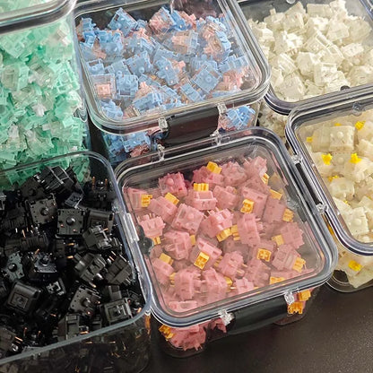 Switch Storage Box Keycap Storage Case for Mechanical Keyboard Switch Magnetic Switch Outemu Cherry TTC Gateron Kalih Box