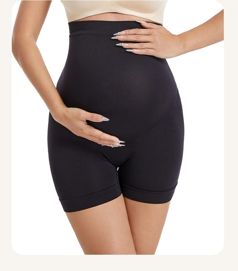 Seamless Panties for Women Boxer Safety Pants Comfort Pregnant Clothes Soft Breathable Maternity Underwear Plus Size Panties