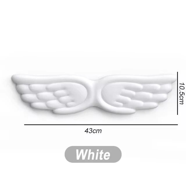 Keyboard Mouse Wrist Rest Angel Wing Memory Foam Mouse Pad Set Wrist Support Ergonomic Non-Slip For Office PC Laptop Easy Typing