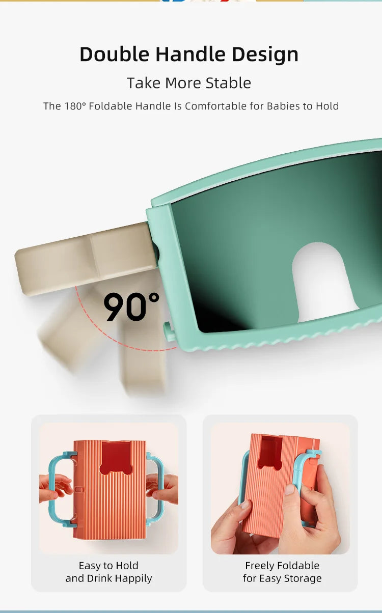 Adjustable Toddler Juice Box Holder - Baby Food and Juice Box Anti-Extrusion Bracket， Milk Carton Cup Holder with Portable