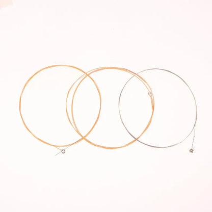 1 Pcs Smooth-Feel Non-Oxidation Acoustic Guitar Strings Set - Ideal For Ballad & Ethnic Plucked Instruments