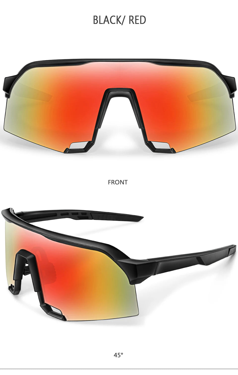 New Style Outdoor Sports Sunglasses Oversize Windproof Goggles for Men And Women Cycling Bicycle Road Hiking Camping