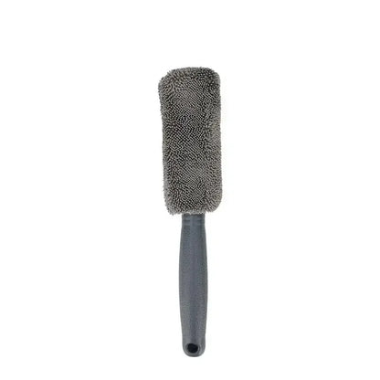 Microfiber Car Tire Brush - Effective Wheel Hub and Rim Cleaner - Perfect for Car Maintenance, Detailing, and Cleaning Supplies