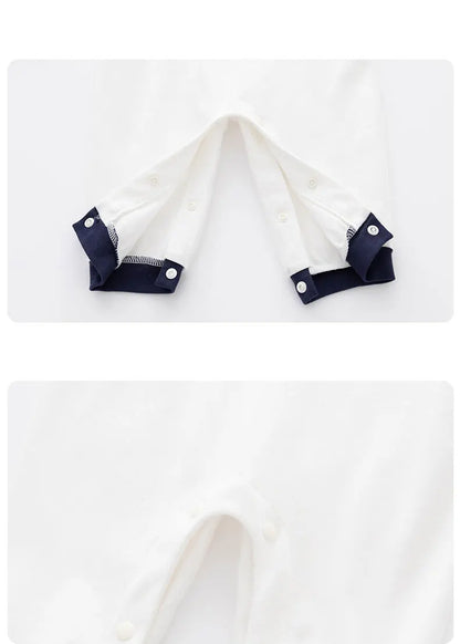 Baby onesies, cotton simple spring and autumn style long-sleeved climbing clothes, boy baby Ha clothes fashion outerwear