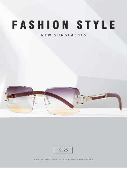 Women's Anti-UV Fashion Sunglasses Unisex Metal Luxury Brand Travel Vacation Outdoor Sports Cycling Driving Men Sun Glasses