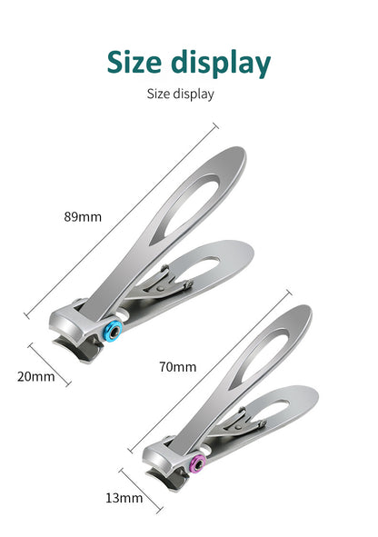 High-quality Wide Jaw l Nail Clippers Cutter Trimmer Manicure Scissors Thick Hard Toenail Fingernail Pedicure Tools
