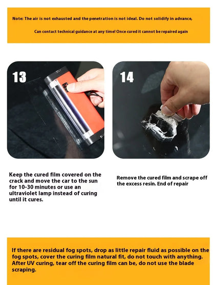ISGTDRM Car Windshield Cracked Repair DIY Car Window Phone Screen Repair Kit Glass Curing Glue Auto Glass Scratch Crack Restore